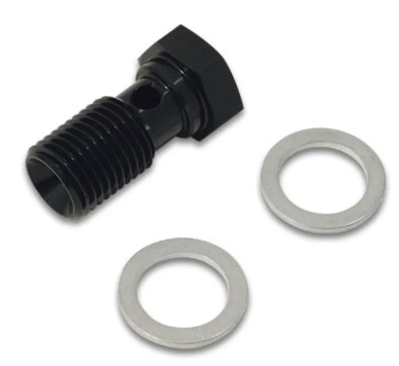 Vibrant Performance Banjo Bolt - Single Banjo - 10 mm x 1.500 Thread - 20 mm Length - Black (Pair)