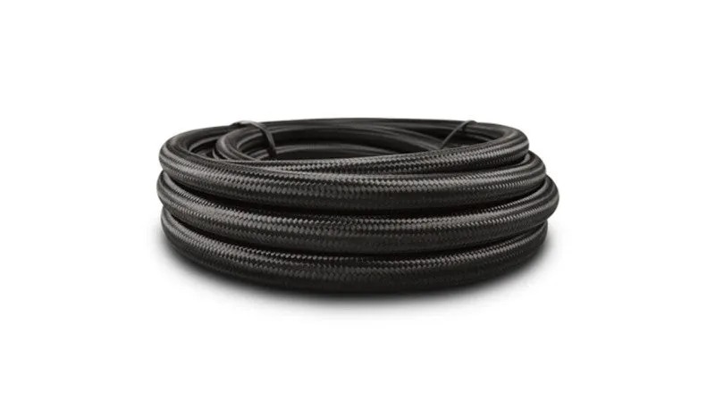 Vibrant Performance Braided Nylon PTFE Hose - 16 AN - 10 ft - Black