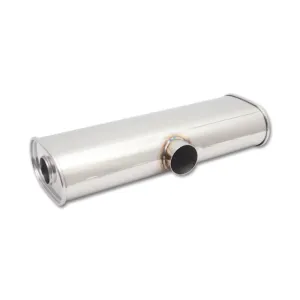 Vibrant Performance Streetpower Muffler 3.5" Side Inlet x Dual 3in