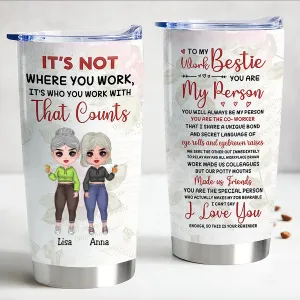 Vibrant Personalized 20oz Stainless Steel Tumbler - Where Collaboration Counts