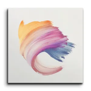 Vibrant Spectrum Brushstroke Art