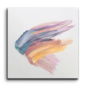Vibrant Spectrum: Dynamic Brushstroke Art