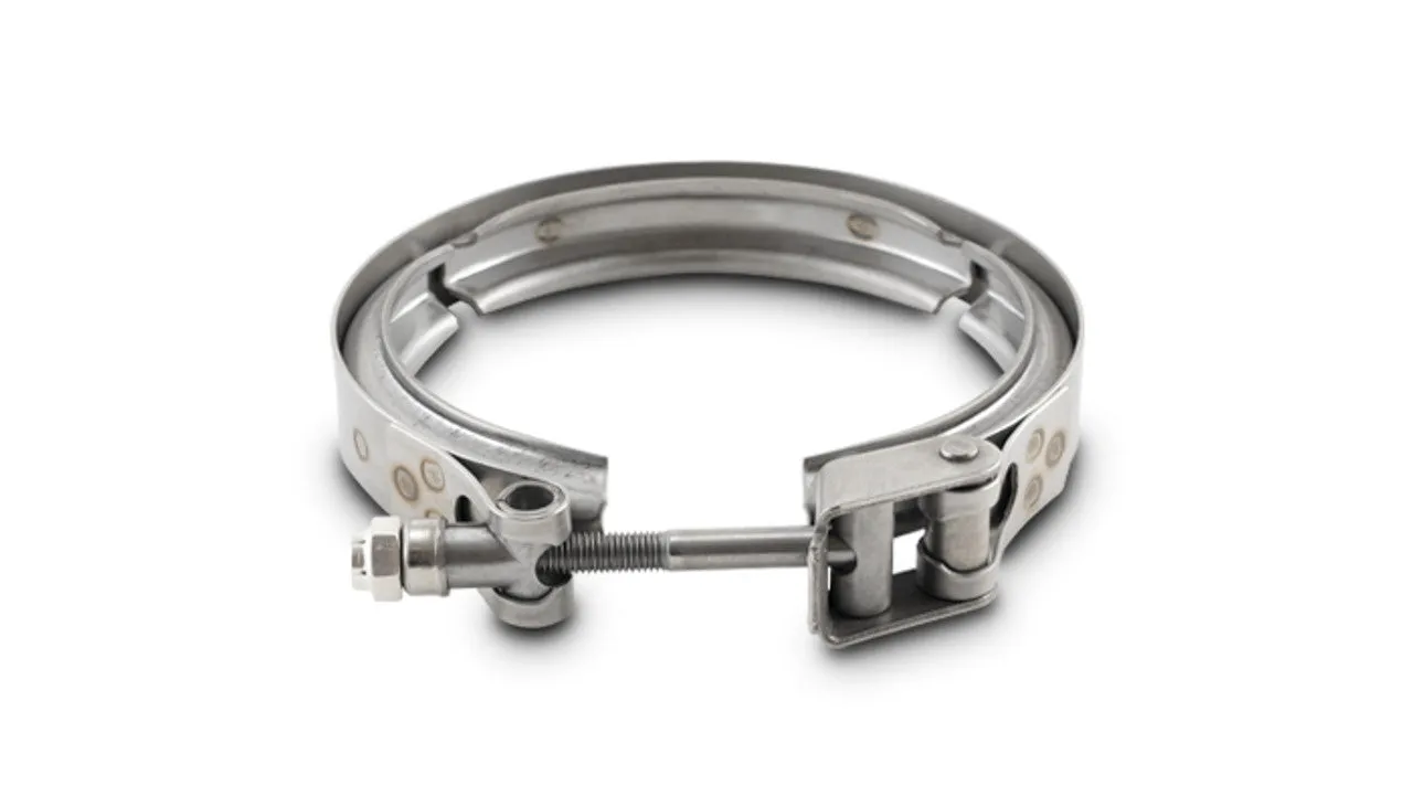 Vibrant Stainless Steel Quick Release V-Band Clamp, for use with 2.25" O.D. tubing - 1489C