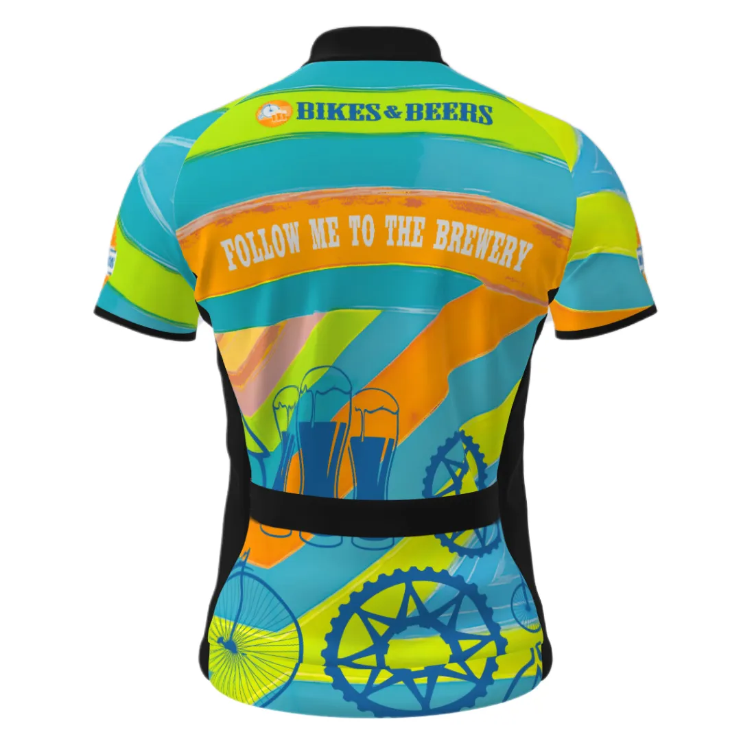 Vibrant Stripes Short Sleeve Jersey