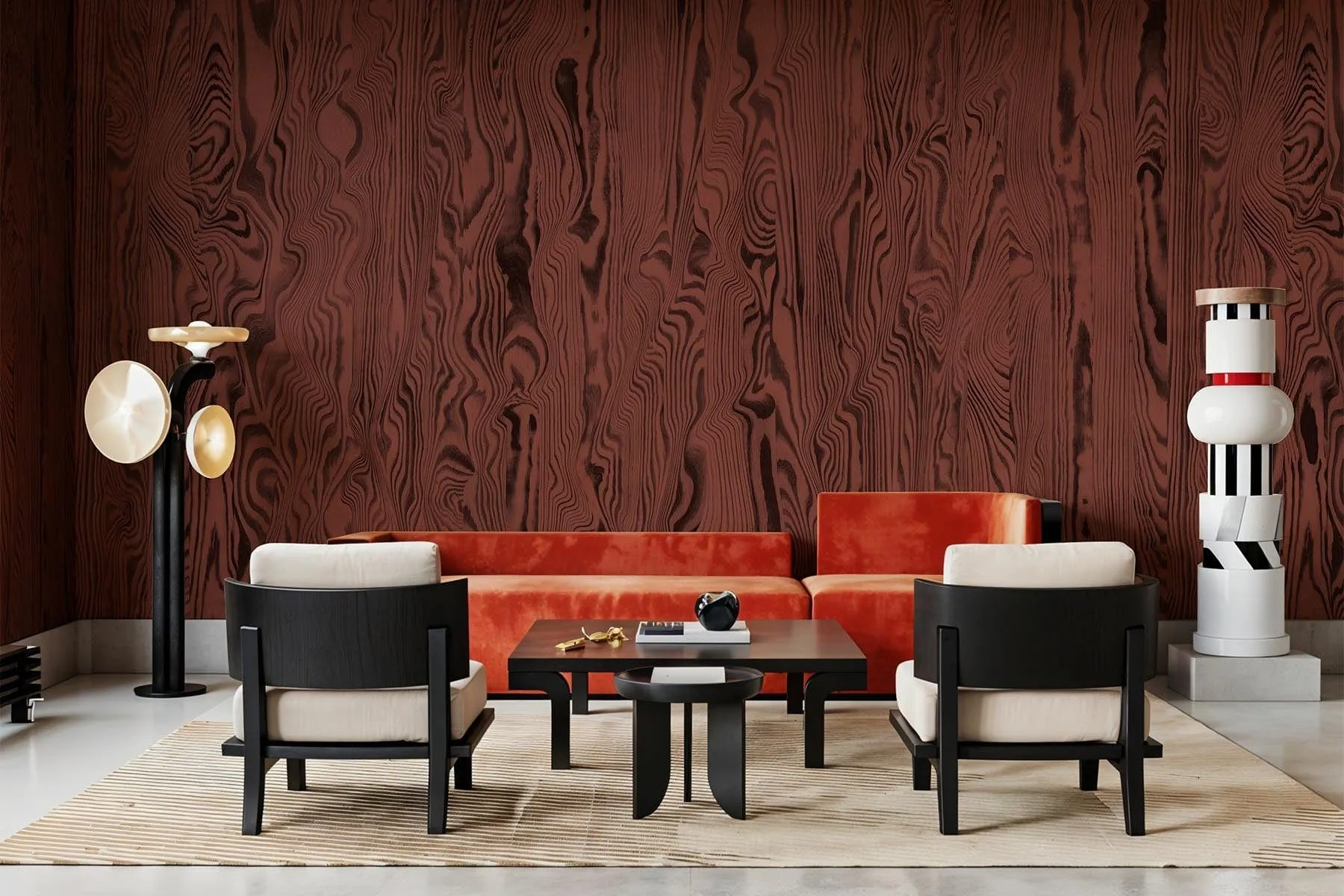 Vibrant Veneer Marsala Red