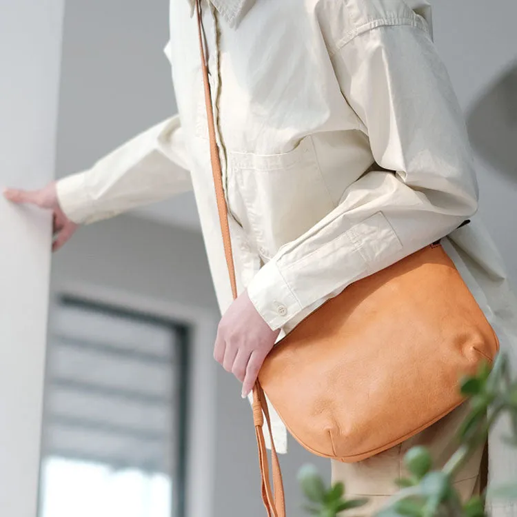 Vintage Ladies Boho Leather Side Cross Body Bags With Fringe for Women