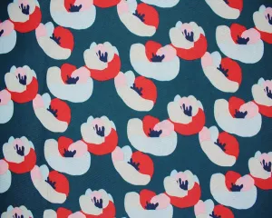 Water Resistant Coated Canvas - Floral
