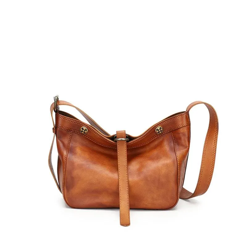 Women's Genuine Leather Handbags Over The Shoulder Purse For Women