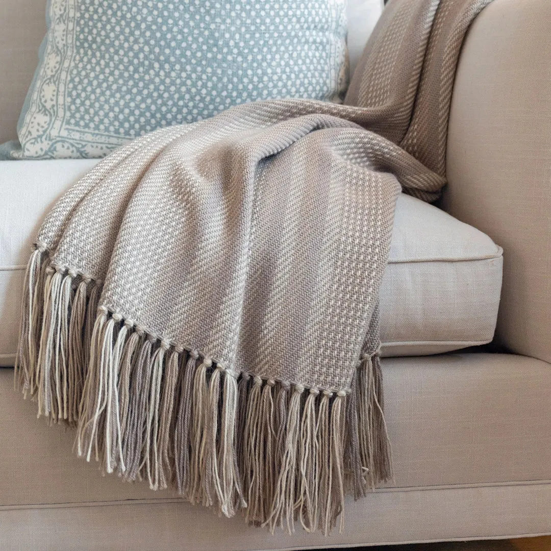 Woodbox Handwoven Alpaca Throw