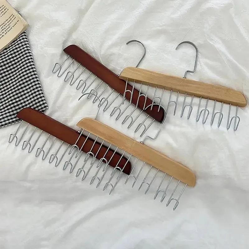 Wooden Wardrobe Wonder: 8-Hook Bra Hanger