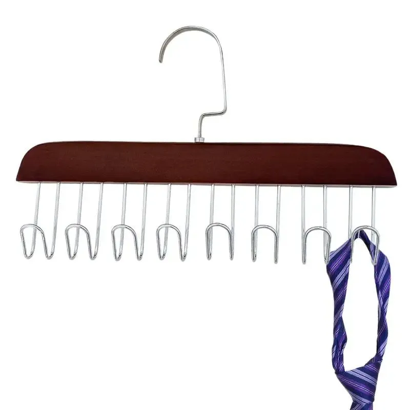 Wooden Wardrobe Wonder: 8-Hook Bra Hanger