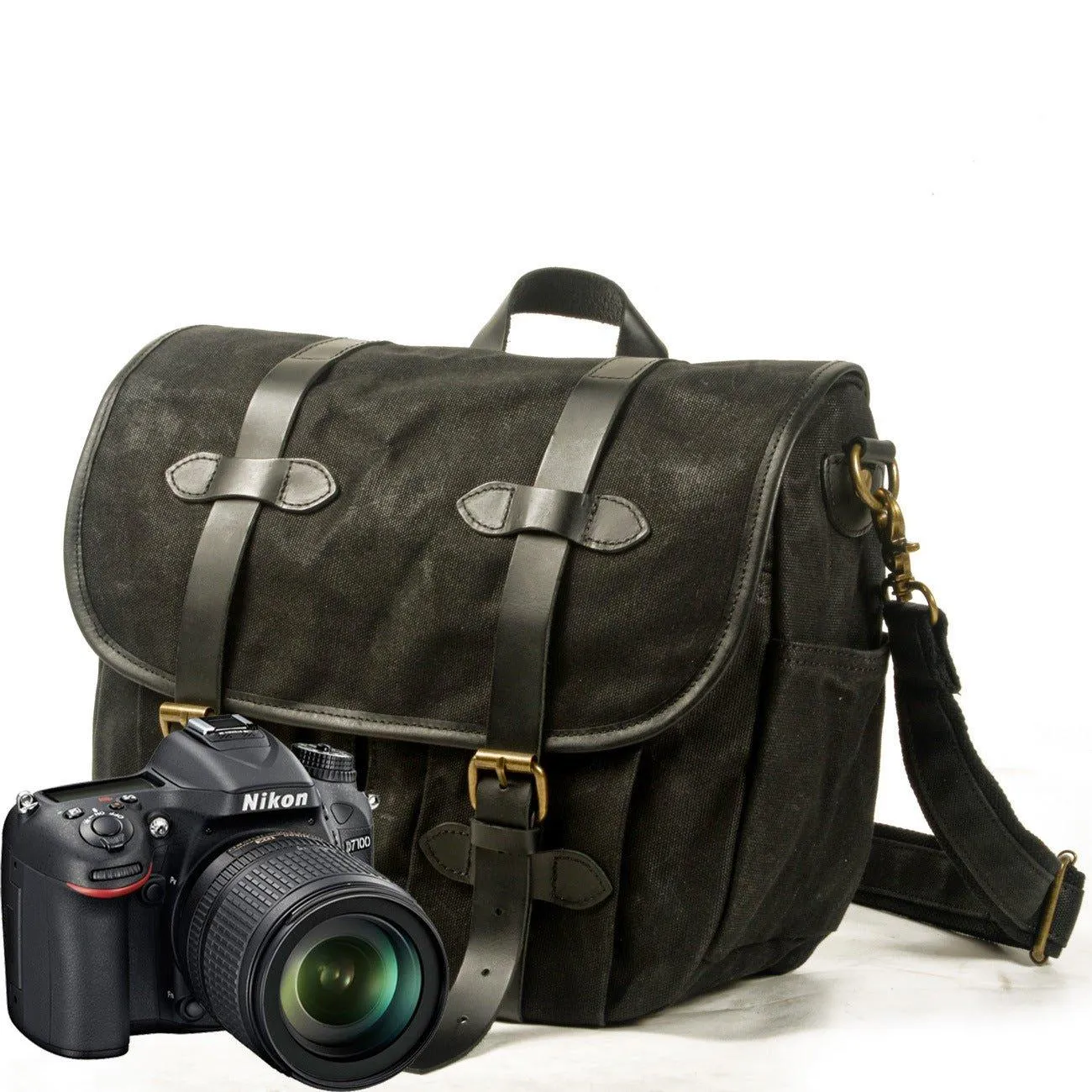 Woosir Messenger Camera Bag Waterproof Canvas