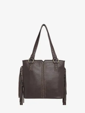 Wrangler Fringe and Studs Concealed Carry Western Tote