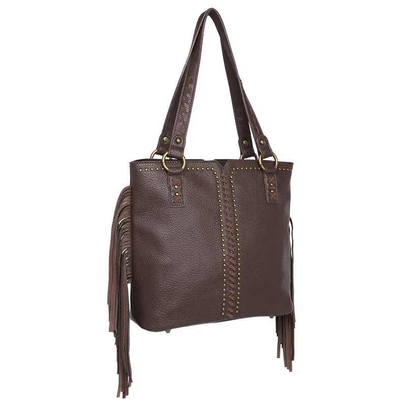 Wrangler Fringe and Studs Concealed Carry Western Tote