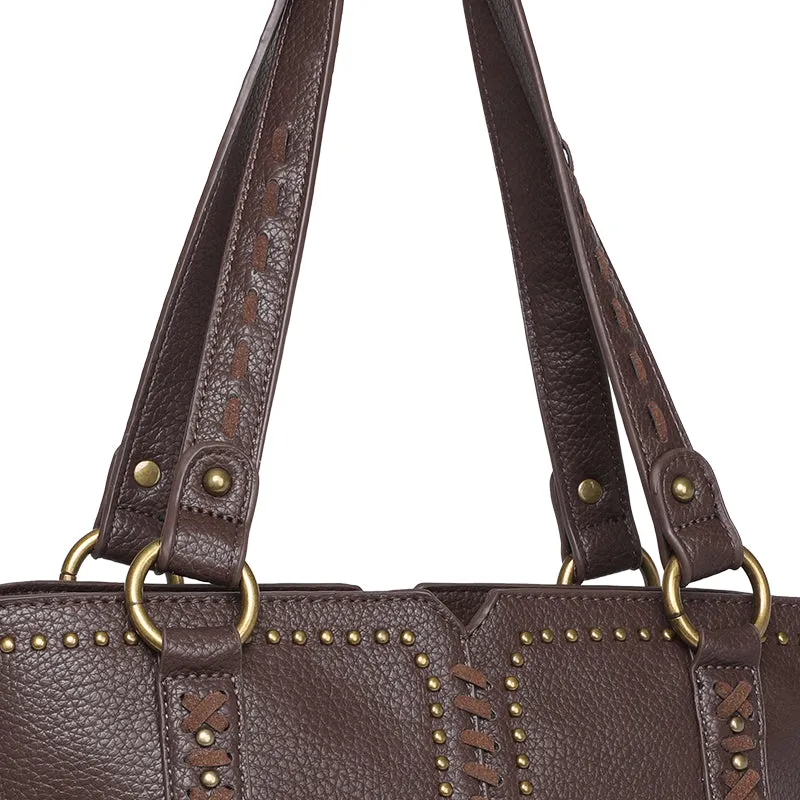 Wrangler Fringe and Studs Concealed Carry Western Tote