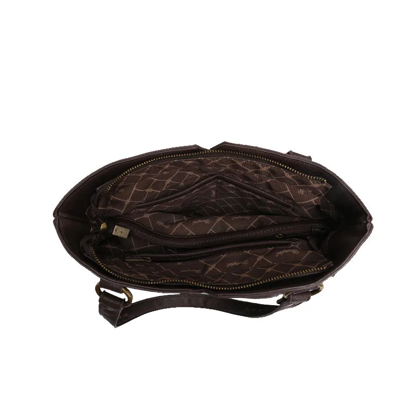 Wrangler Fringe and Studs Concealed Carry Western Tote