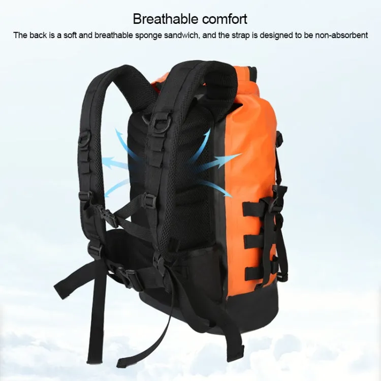 XINDA H-BAG03 30L Outdoor Waterproof Upstream Storage Shoulder Mountaineering Bag(Black)