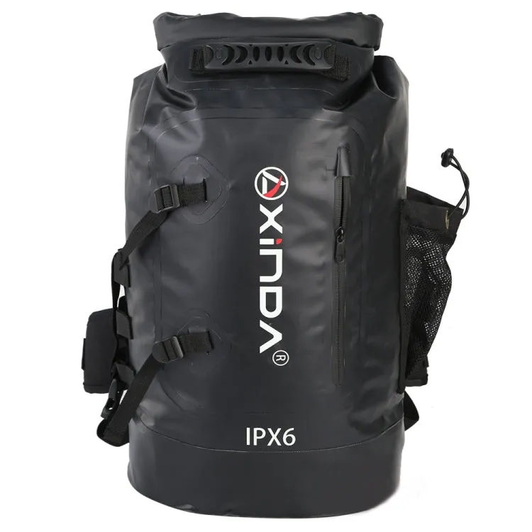 XINDA H-BAG03 30L Outdoor Waterproof Upstream Storage Shoulder Mountaineering Bag(Black)