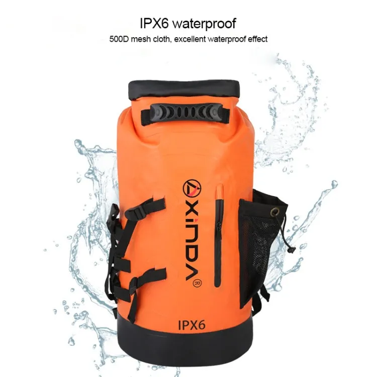 XINDA H-BAG03 30L Outdoor Waterproof Upstream Storage Shoulder Mountaineering Bag(Black)