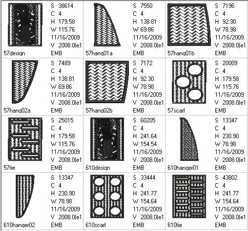 Zebra Tie Organizer